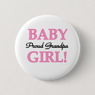 Badge Rond 5 Cm Grand-papa fier de bébé