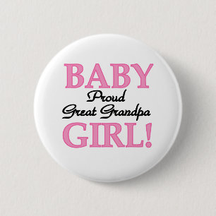Badge Rond 5 Cm Grand-papa fier de bébé grand
