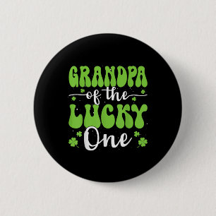 Badge Rond 5 Cm Grand-père de la première fête d'anniversaire de l