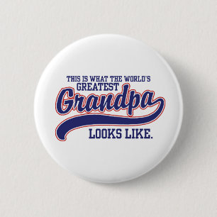 Badge Rond 5 Cm Grand-père du monde