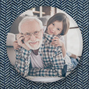 Badge Rond 5 Cm Grand-père grand-père grand-père grand-père photo 