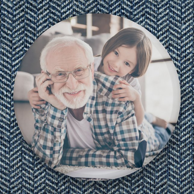 Badge Rond 5 Cm Grand-père grand-père grand-père grand-père photo  (Créateur téléchargé)