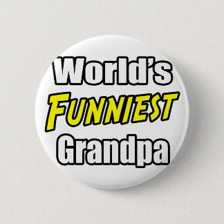 Badge Rond 5 Cm Grand-père le plus drôle du monde