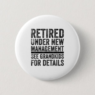 Badge Rond 5 Cm Grand-père Papa Retraité Hommes Meilleure retraite