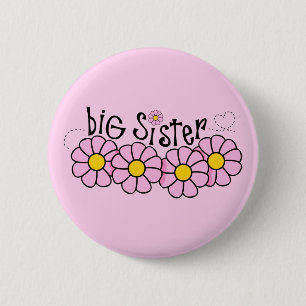 Badge Rond 5 Cm Grand SIS de marguerite