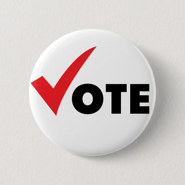 Badge Rond 5 Cm Grand vote de coutil (Devant)