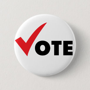 Badge Rond 5 Cm Grand vote de coutil