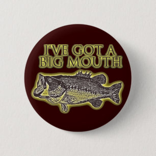 Badge Rond 5 Cm grande basse de bouche