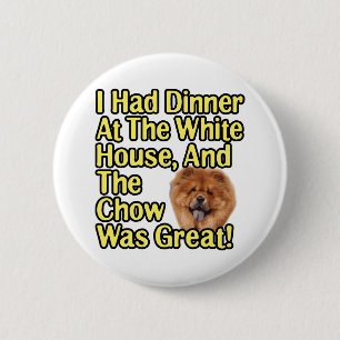 Badge Rond 5 Cm Grande bouffe à la Maison Blanche