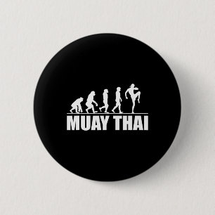 Badge Rond 5 Cm Grande évolution de Muay Thai Cadeau Kickboxing Ar