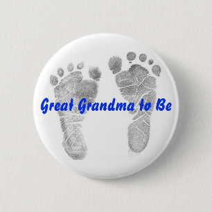 Badge Rond 5 Cm Grande grand-maman à être