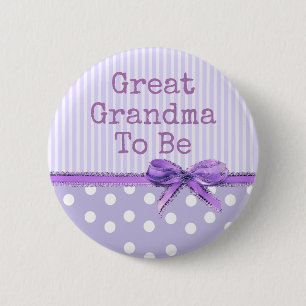 Badge Rond 5 Cm Grande grand-maman à être bouton de baby shower :