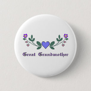 Badge Rond 5 Cm Grande grand-mère CS Print