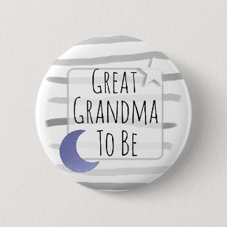 Badge Rond 5 Cm Grande grand-mère d'être les étoiles et le Baby sh