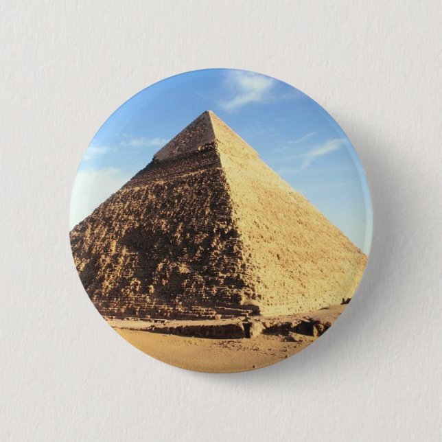 Badge Rond 5 Cm Grande pyramide de Gizeh (Devant)