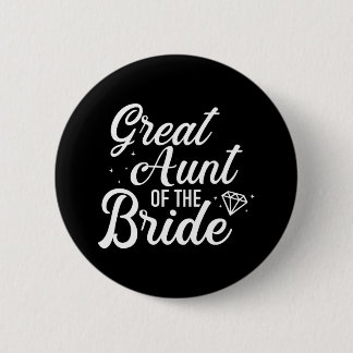 Badge Rond 5 Cm Grande tante de la mariée pour le mariage
