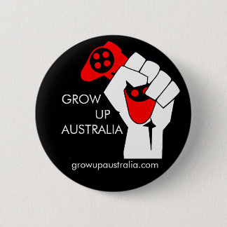 Badge Rond 5 Cm Grandissez l'Australie - insigne