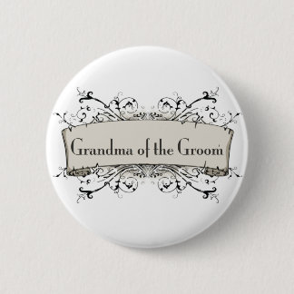 Badge Rond 5 Cm *Grandma du marié