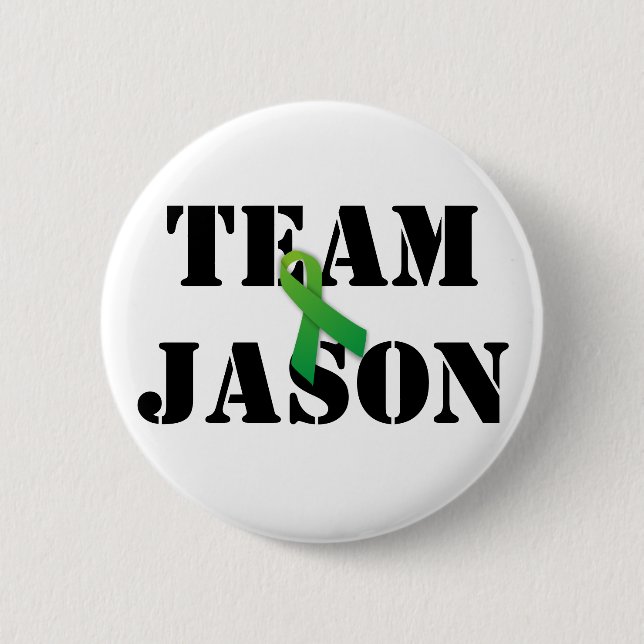 Badge Rond 5 Cm Grands boutons de Jason d'équipe (Devant)