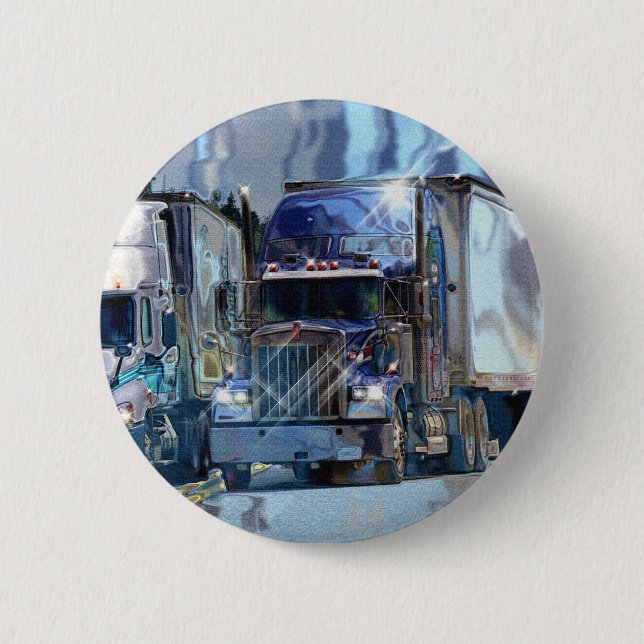Badge Rond 5 Cm GRANDS CAMIONS et CAMIONS d'INSTALLATION pour des  (Devant)