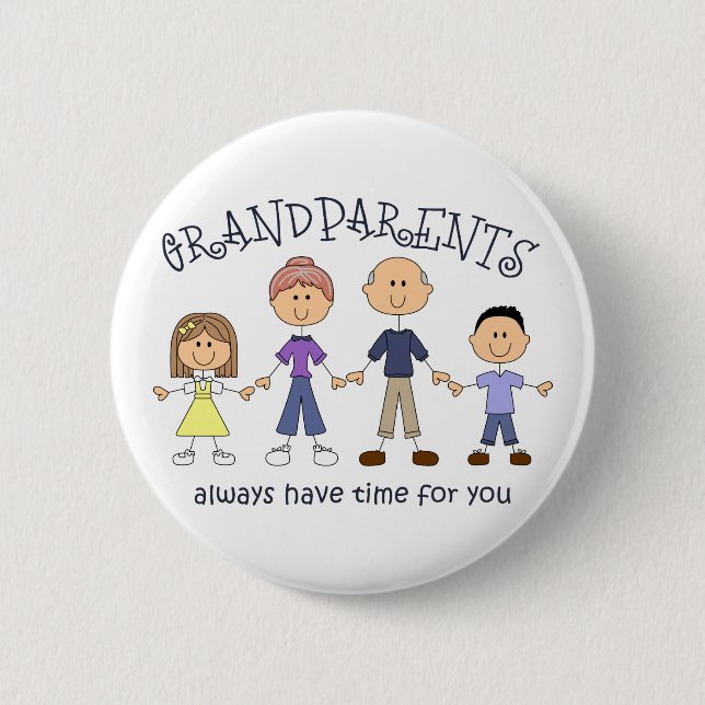 Badge Rond 5 Cm Grands-parents (Devant)