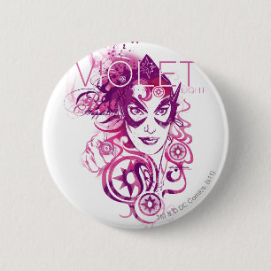 Badge Rond 5 Cm Graphique 3 de saphir d'étoile