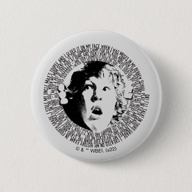 Badge Rond 5 Cm Graphique de confession des Goonies Chunk (Devant)
