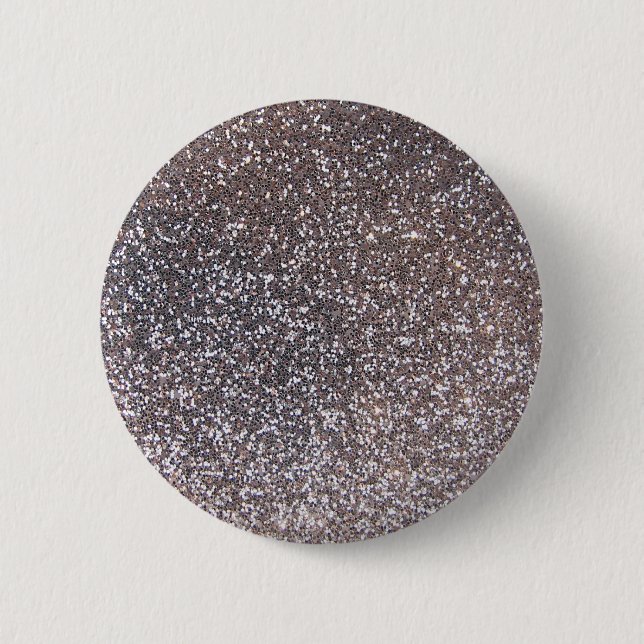 Badge Rond 5 Cm Graphique de parties scintillantes d'argent de (Devant)