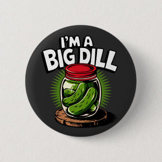 Badge Rond 5 Cm Graphique de pot de chiche pour les amateurs de ch