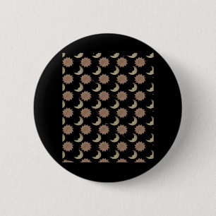Badge Rond 5 Cm Graphique des nuages Whimsigoth