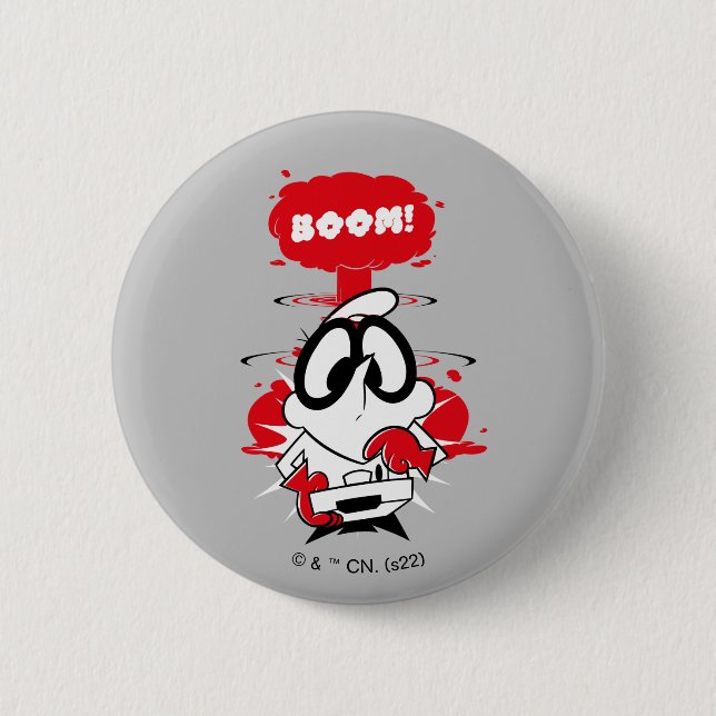 Badge Rond 5 Cm Graphique Dexter Detonation (Devant)