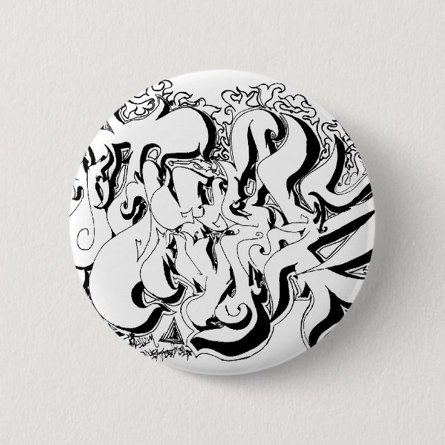 Badge Rond 5 Cm Graphique en pourcentage (Devant)