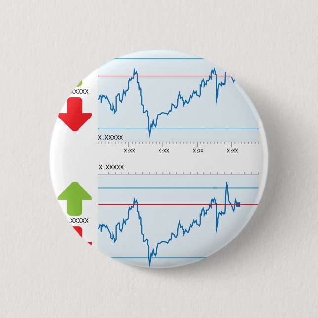 Badge Rond 5 Cm Graphique marchand (Devant)