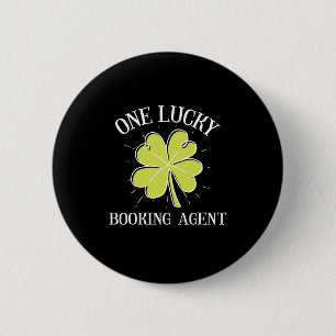 Badge Rond 5 Cm Graphisme de la Saint-Patrick pour un agent de rés