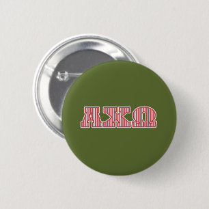 Badge Rond 5 Cm Graphisme rayé Alpha Chi Omega