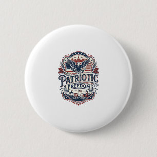 Badge Rond 5 Cm Graphisme vectoriel de fierté de petite ville du M