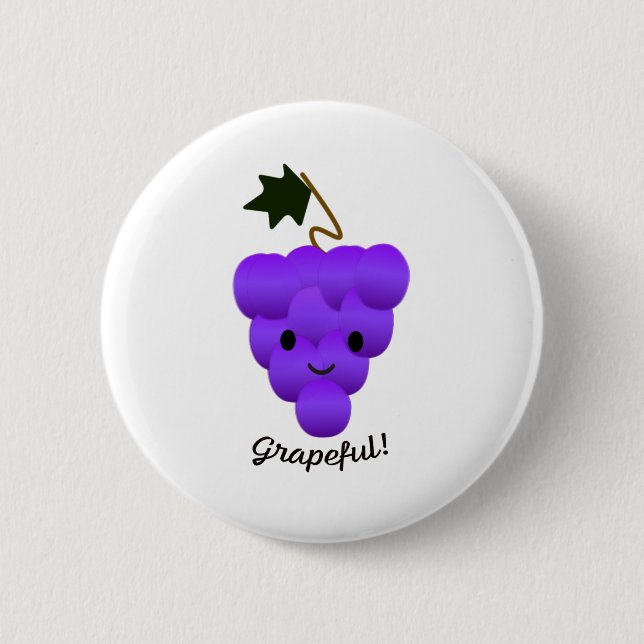 Badge Rond 5 Cm Grappes mignonnes (Devant)