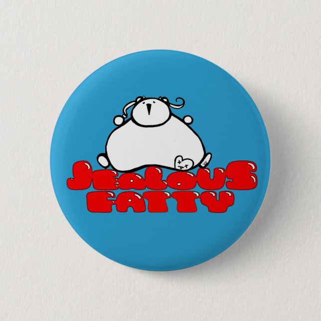Badge Rond 5 Cm Gras jaloux (Devant)