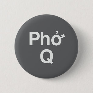 Badge Rond 5 Cm Gray PhQ