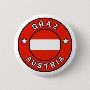 Badge Rond 5 Cm Graz Autriche