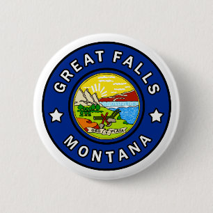 Badge Rond 5 Cm Great Falls Montana