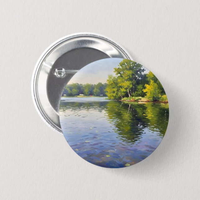 Badge Rond 5 Cm Great Lake (Devant & derrière)