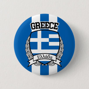 Badge Rond 5 Cm Grèce