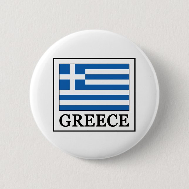 Badge Rond 5 Cm Grèce (Devant)