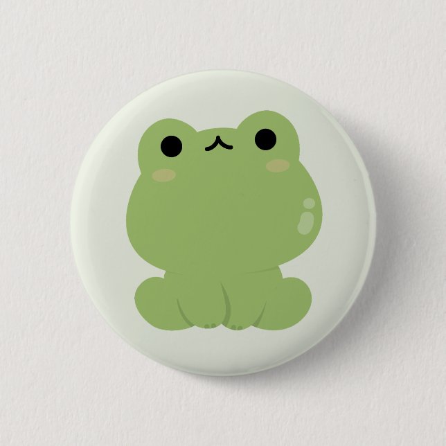 Badge Rond 5 Cm Grenouille mûre (Devant)