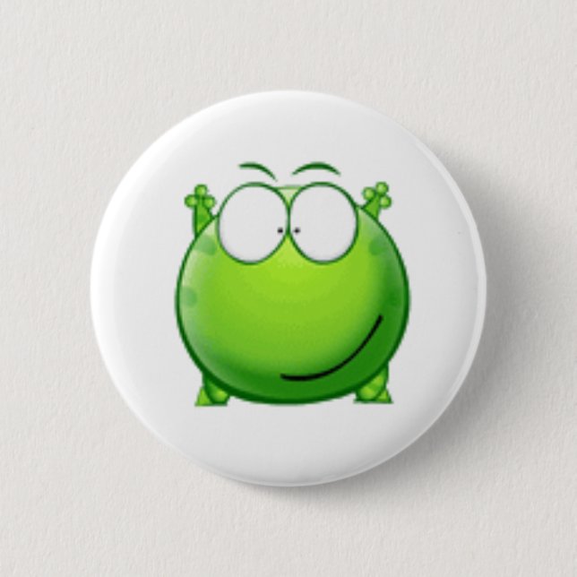 Badge Rond 5 Cm Grenouilles (Devant)