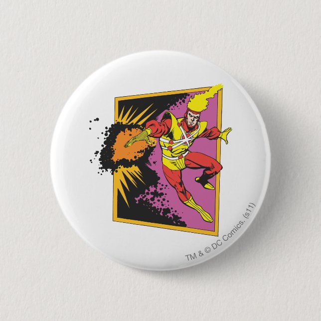 Badge Rond 5 Cm Grève de Firestorm (Devant)