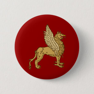 Badge Rond 5 Cm Griffin gryphon