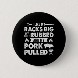 Badge Rond 5 Cm Grillades cool Pour Hommes Femmes Fumée De Porc Fu