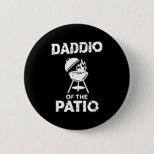 Badge Rond 5 Cm Griller Funny Papa Bbq Fumeur Fumeur Porc Grill Ma